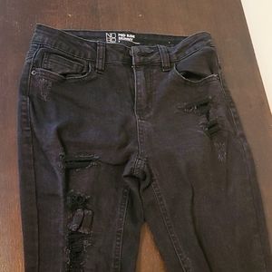 Black skinny jeans size 5